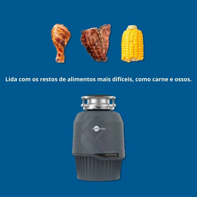 Triturador de Resíduos Alimentares InSinkErator Evolution Plus 750 SR