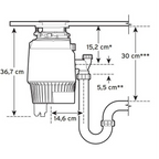 Triturador de Resíduos Alimentares InSinkErator Evolution Plus 750 SR