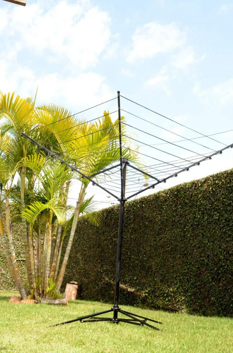 Mini Varal Giratório Móvel Preto