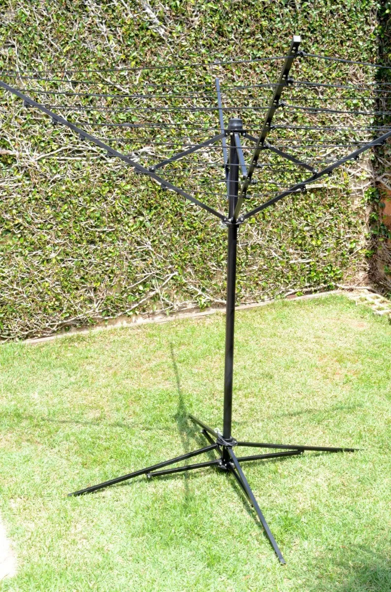 Mini Varal Giratório Móvel Preto