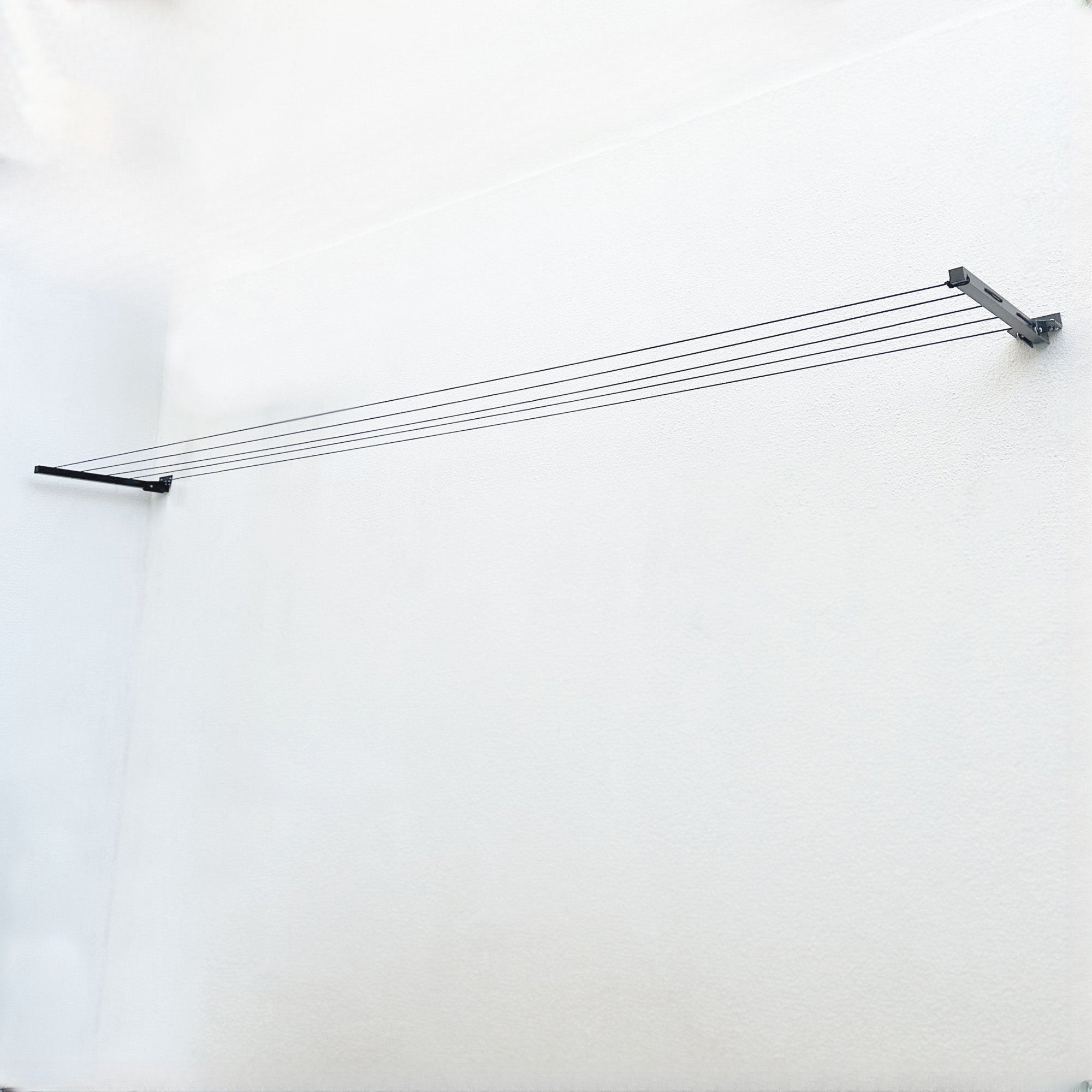 Varal de Muro Articulado Preto