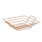 Fruteira de Mesa Quadrada Rosé Gold Arthi