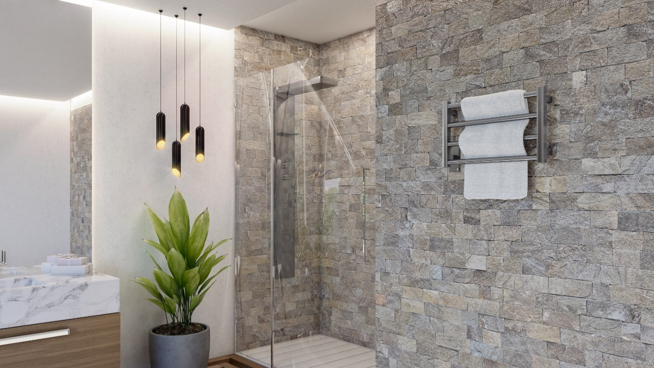 Toalheiro Térmico Mezcla Clean Preto Thermo