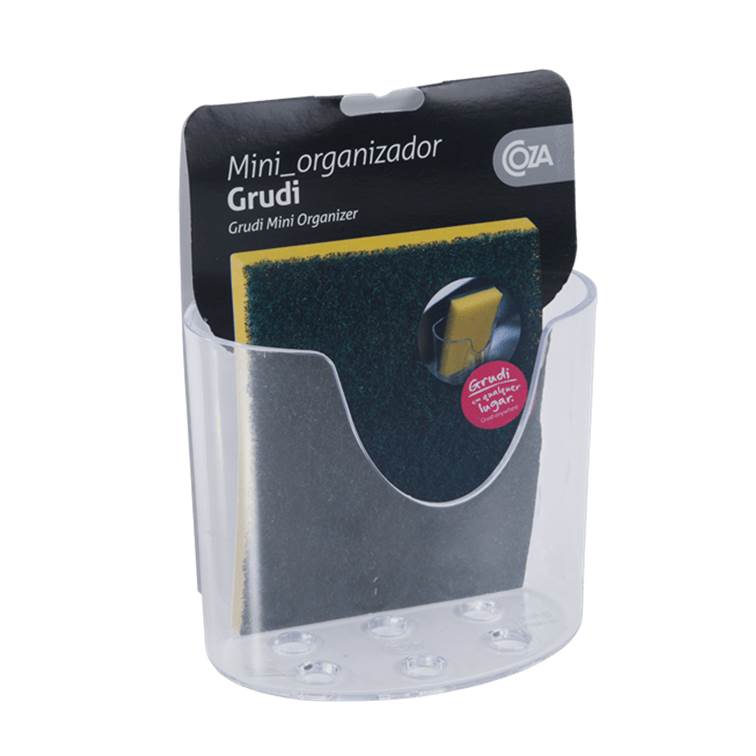 Mini Organizador com Ventosa Glass Coza