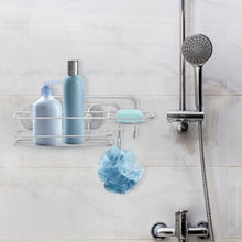 Carregar imagem no visualizador da galeria, Porta Shampoo com Saboneteira Cinza Arthi
