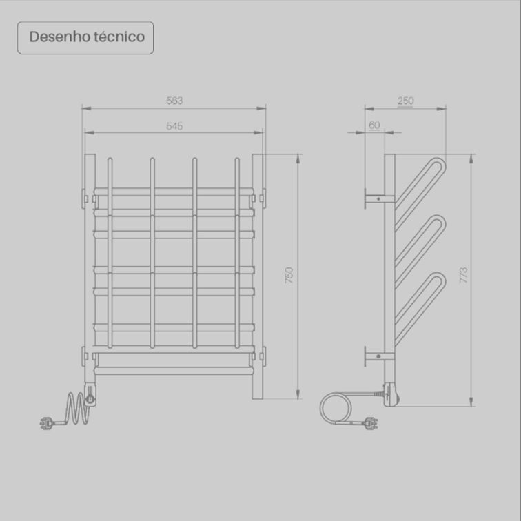 Secador Elétrico de Calçados 6 Pares