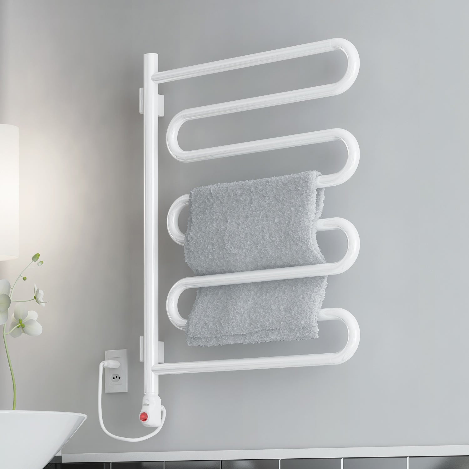 Toalheiro Térmico Nóbile Branco Seccare