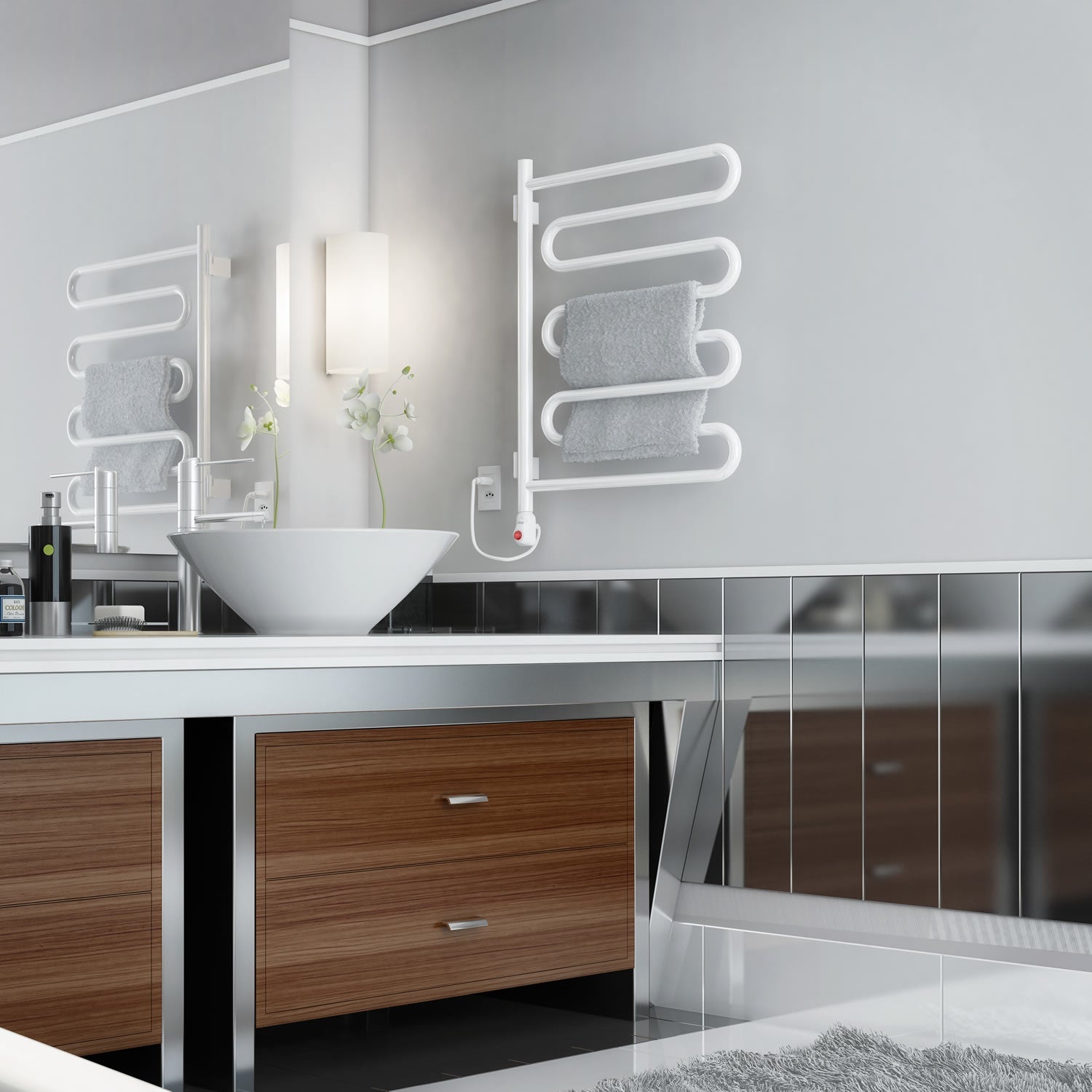 Toalheiro Térmico Nóbile Branco Seccare