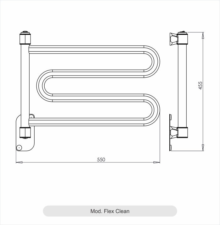 Toalheiro Térmico Flex Clean Branco Aquece