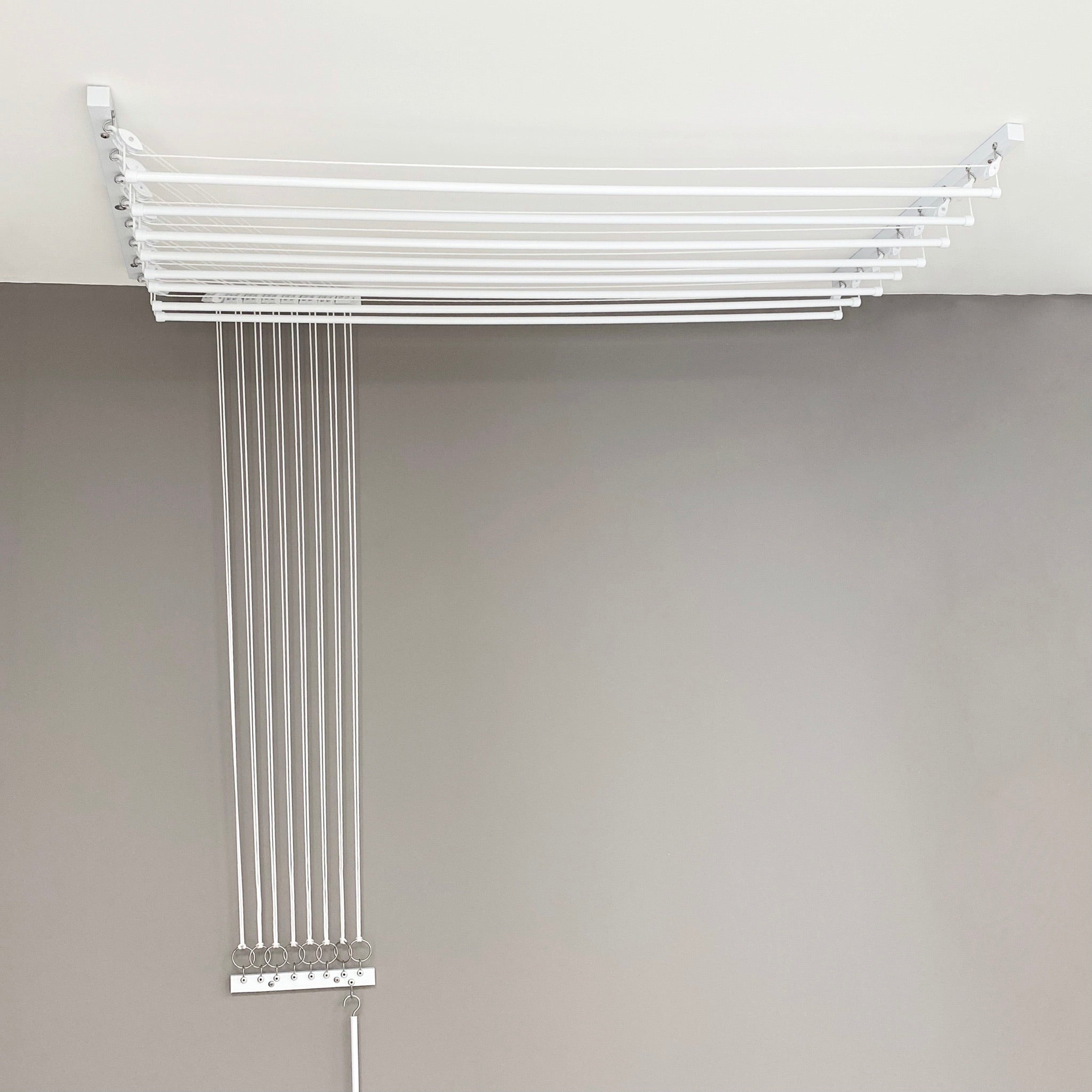 Varal Individual de Teto com Jogo de Roldanas