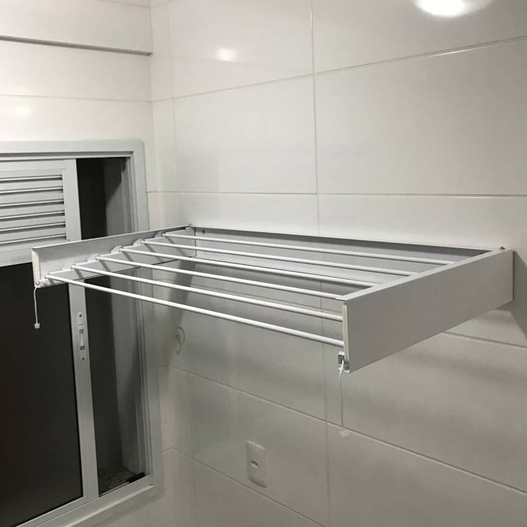 Varal Mágico 60cm 4 Varetas Branco